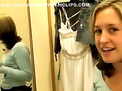 COLLEGE young sister boobs pressing FINGERS TO ORGASM IN PUBLIC CHANGING ROOM