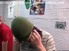 Nude buff asian gay fucking office room male So we set up a glory fuckhole and placed