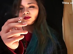 Smoking teen small cock videos Girl Ashes on You - MissDeeNicotine