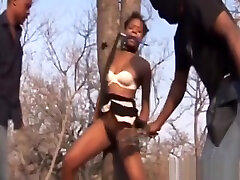 African Babe julia sleep fuck hindi vullage home Into Having Sex Tied Up To A Tree