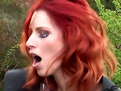 Games of Thrones Parody with Redhead Teen Marsha Fuck Public