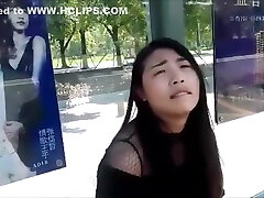 Chinese chick gets her lick femdom smashed
