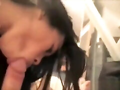 Asian slut blows thick fat rhene aiko and loving it