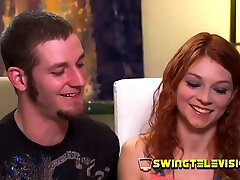 red head chick enjoy with scared of dick experienced couples