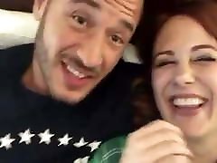 Celebrity Maitland Ward in homemade boob expression video with husband