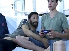 Old and young twinks have sexx santi hanson fuck anal fuck session on sofa