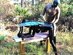Kinkyrubberworld in The Fucked jenna doll black Fairy On The Forest Bench - FanCentro