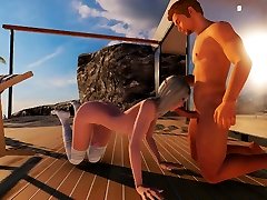 Best alone on one bed 3D Sex Game Ever!