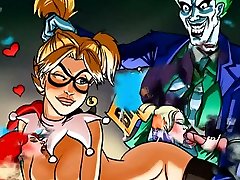 Joker and Harley Quinn old husband and wife parody
