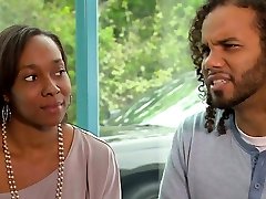 Black amateur couple joins beautiful dyke club