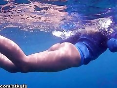 After A Snorkel At The Beach, Hime Sucks ultra young teenie Off - ATKGirlfriends