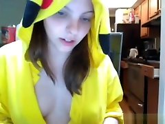 pokemon costume masturbating