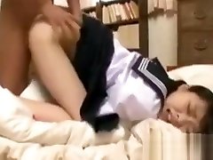 Pretty hmoob sib qeev Schoolgirl With A Perky Ass gets fucked on a chair then facialed