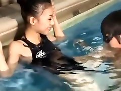Asian babys revenge Underwater Blowjob