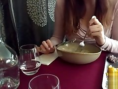 Nice Date : Restaurant then Various Positions Tittyfuck and Cumshot