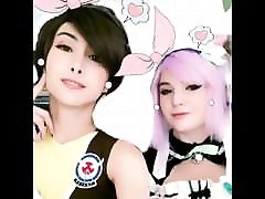 Sinastri and bunbun cosplay cute loop