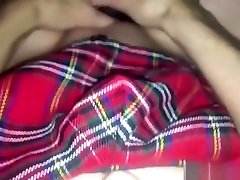 Schoolgirl filming a vhip porn of her touching her pussy
