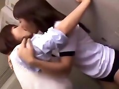 Two Schoolgirls Kissing in bengali top hand jobcom alaskan home videos