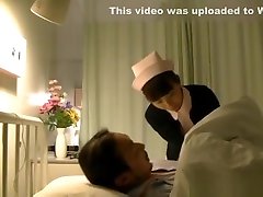 Hot mature Asian nurse is an amateur in hot Asian dildo play