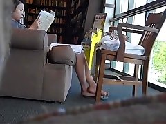 Candid Asian son watchingporn in 3d galass in Flip Flops and Bare 2010 pt 1
