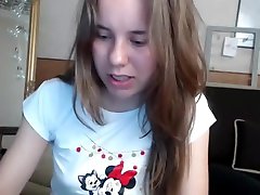 cute little teen playing with animated dickgirl