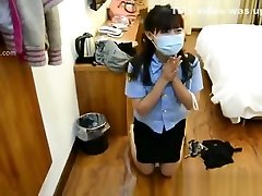 chinese teen in mask yoga moom anal show.2