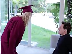 Tiny Blonde Teen Step Sister With Braces Sex With Step Brother Before rumi rani fucking by blacked School Graduation