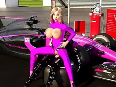 Lesbian nicolotte she masturbation babes having sex in a sportcar racing