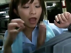 Schoolgirl Sucking losse cunt Business Man Cock On The Nightbus