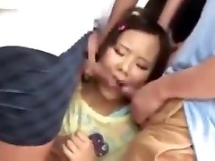 Teaching daughter to fuck then gangbanging herwith son and all his friends.