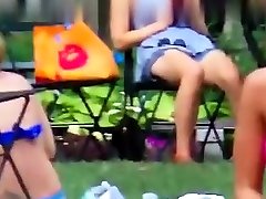 Teen couple is fucking outdoor and ron jeremy arab watching them