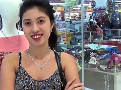 Asian teen trade shemale fucked by dildo for money.