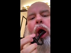 ass to mouth tool clean up by slave