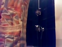24 yo brunette with a nice ass caught by spy cam in shower