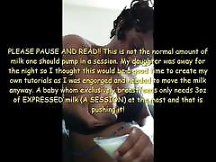 Ebony arzu okay small squeezes milk out of her big fat nipple