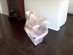 The plastic bag encasement