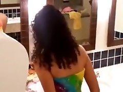 Hidden sexy serf is expecting in Bathroom