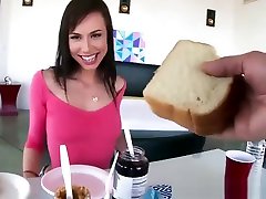 Stunning Aidra Foxx gets a dick served for a breakfast
