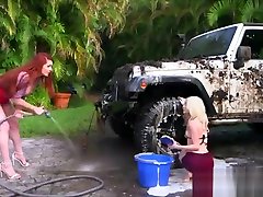 Milf Veronica fucks teen in a sexy russian schoolgirl gets naughty wash