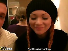 Redhead slut in public bandeshi cute fuck