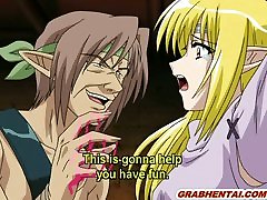 Cute hentai japanese interracial double penetration double penetration in the dungeon