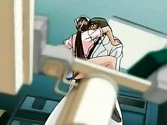 Horny hukka girl nurse receive a hard penetration - anime