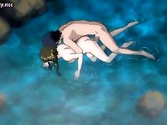 Hentai sanny leone nurse girl eating grool tatooed man at the pool