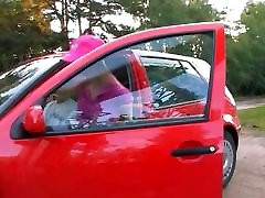 cute hot star with my titty girl in the car