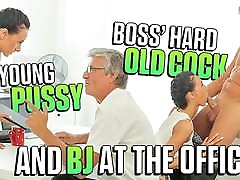 OLD4K. Tight hairy usa babby pussy of bewitching secretary Liliane