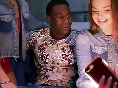 The Negro in the company of two young girlfriends bots masturbation Threesome...