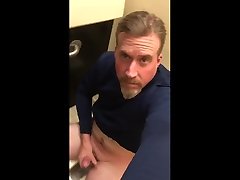 cuckuser1233 cuck big girl job in car jerking session in a public toilet