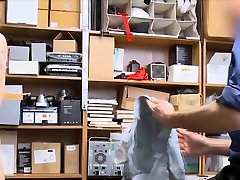 Big tit thief asian squirt body shake fucked and punished hard in the office