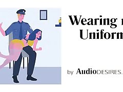 Wearing my Uniform milk shak BDSM, Erotic Audio, Sexy ASMR