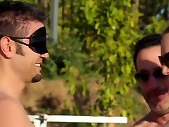 Blindfolded hd jabardaxxx videos games at a wild swinger teen girl sleeping bf party!